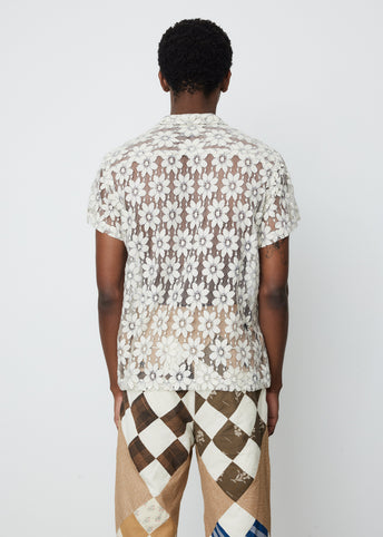 Daisy Lace Short Sleeve Shirt