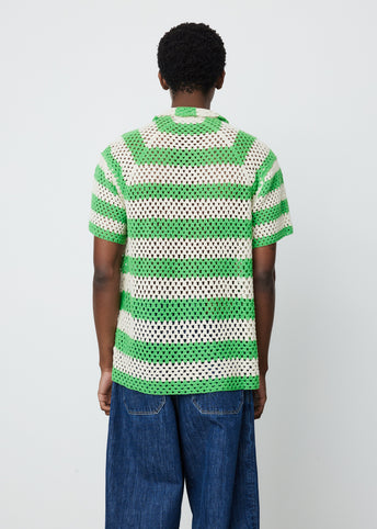 Lime Crochet Shirt