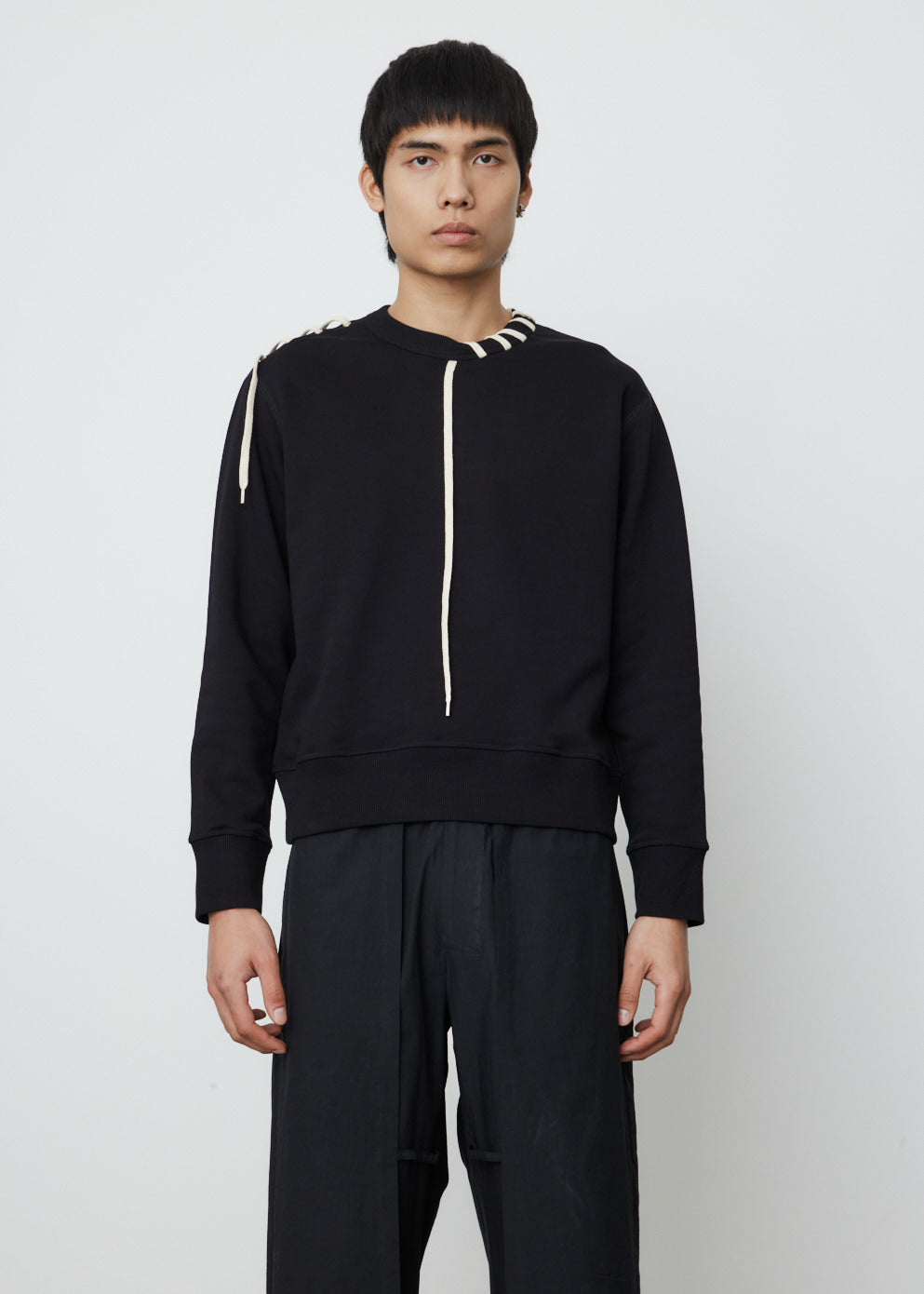 Laced Sweatshirt