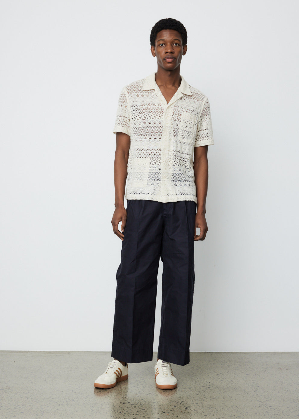 Lace Sampler Short Sleeve Shirt