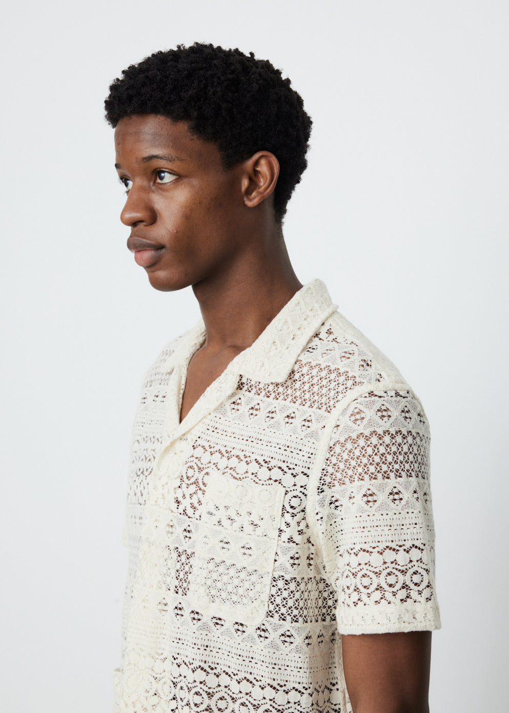 Lace Sampler Short Sleeve Shirt
