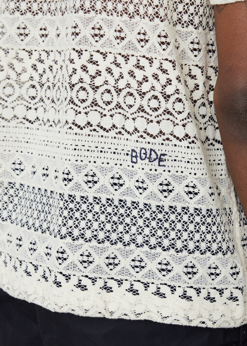 Lace Sampler Short Sleeve Shirt