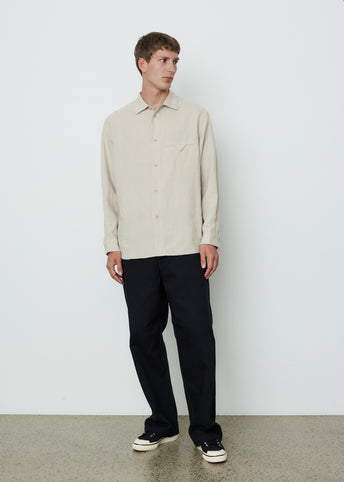 Peach Skin Linen Shirt
