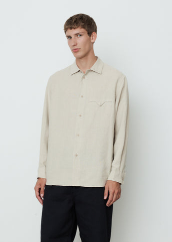 Peach Skin Linen Shirt
