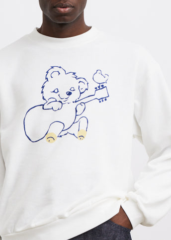 Eco Knit Crew Sweatshirt Little Bear & Harmony