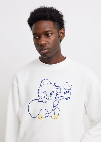 Eco Knit Crew Sweatshirt Little Bear & Harmony