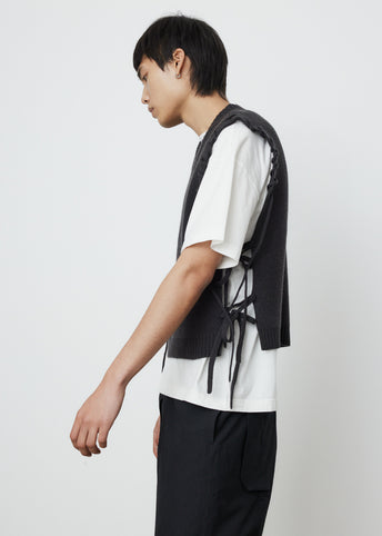 V-Neck Laced Vest