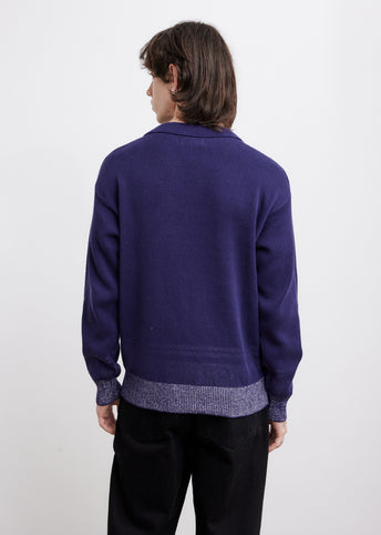 Boat Neck Knit Sweater