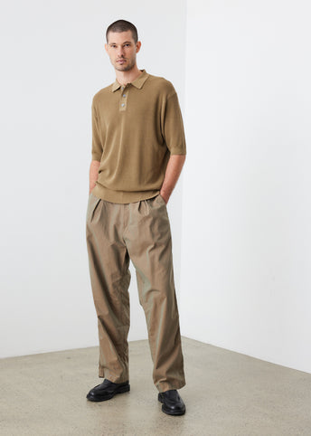 Waffle Knit Polo