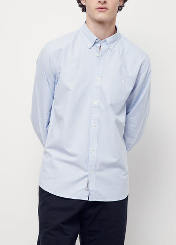 Long-sleeve Duffield Stripe Shirt