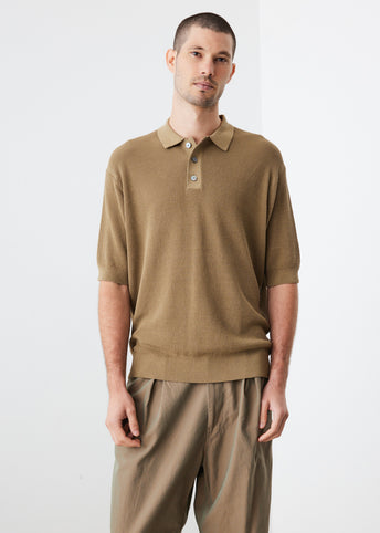 Waffle Knit Polo
