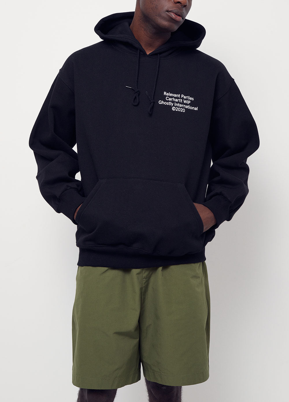 x Relevant Parties Hooded Ghostly Sweatshirt