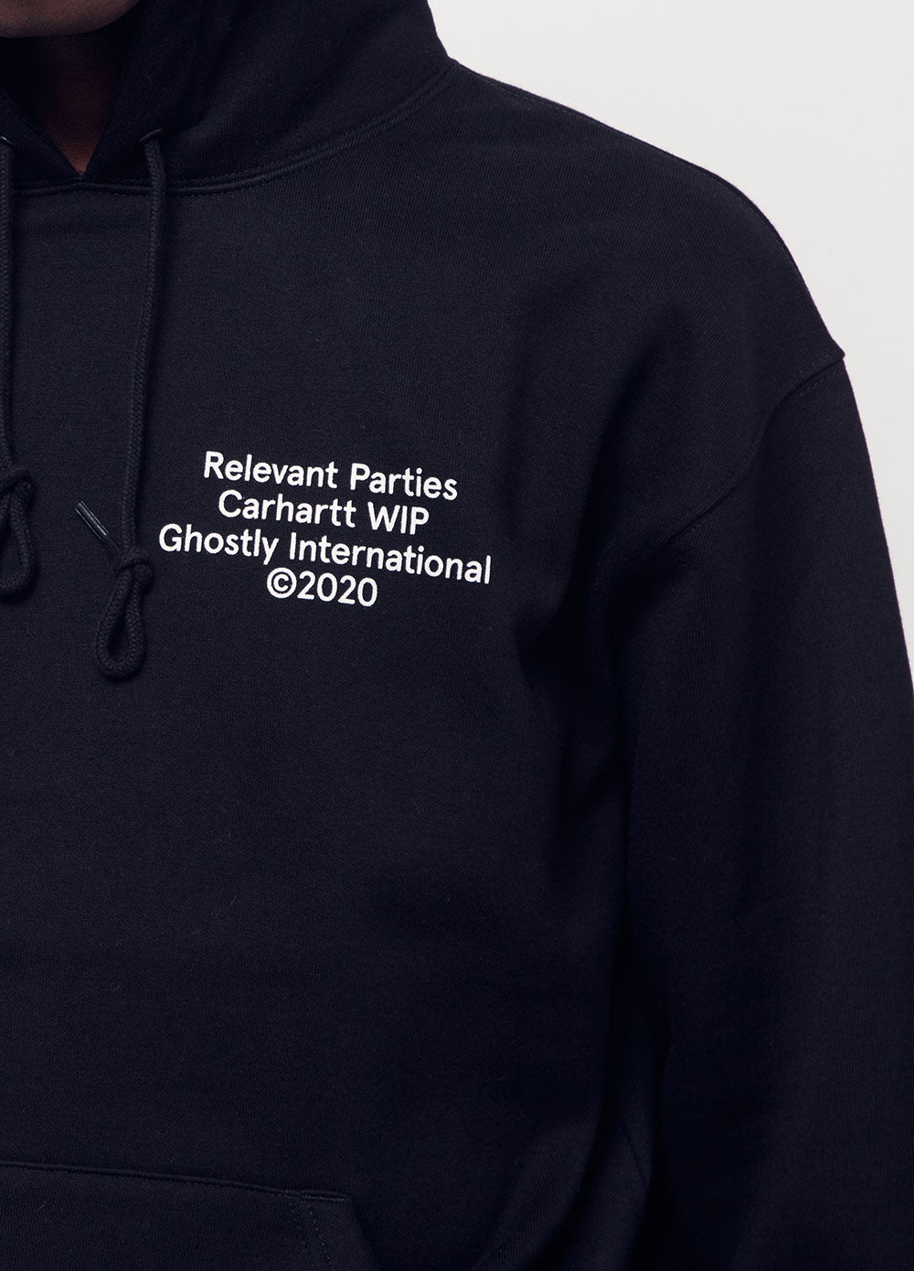 x Relevant Parties Hooded Ghostly Sweatshirt