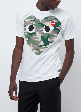 T242 Camo Heart T-shirt