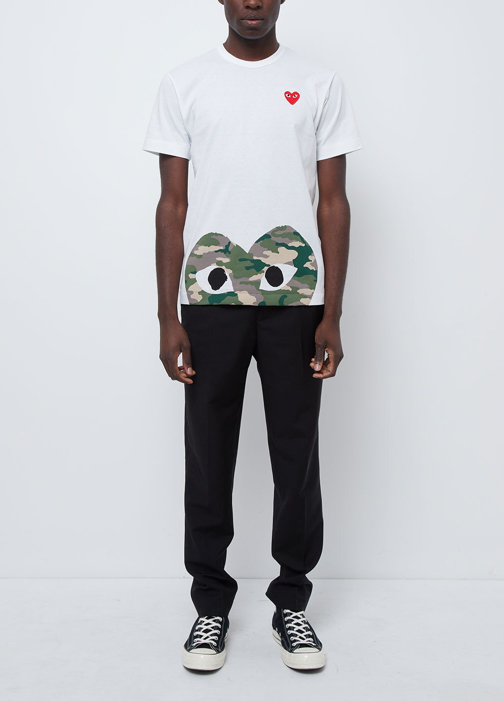 T244 Camo Heart T-shirt