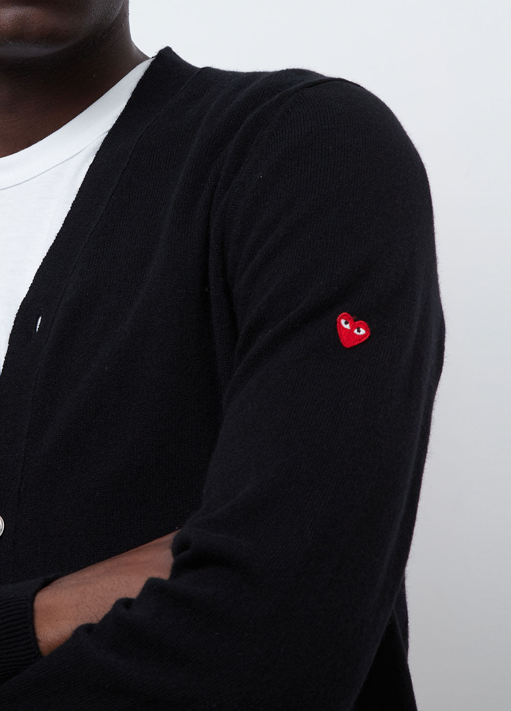 N042 Red Heart Cardigan