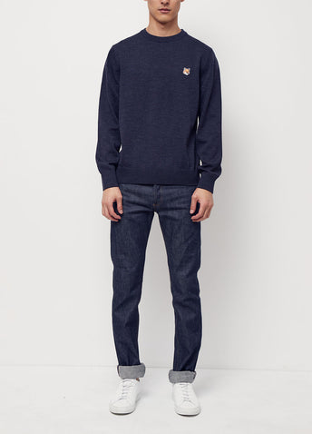 Fox Head Crewneck Knit