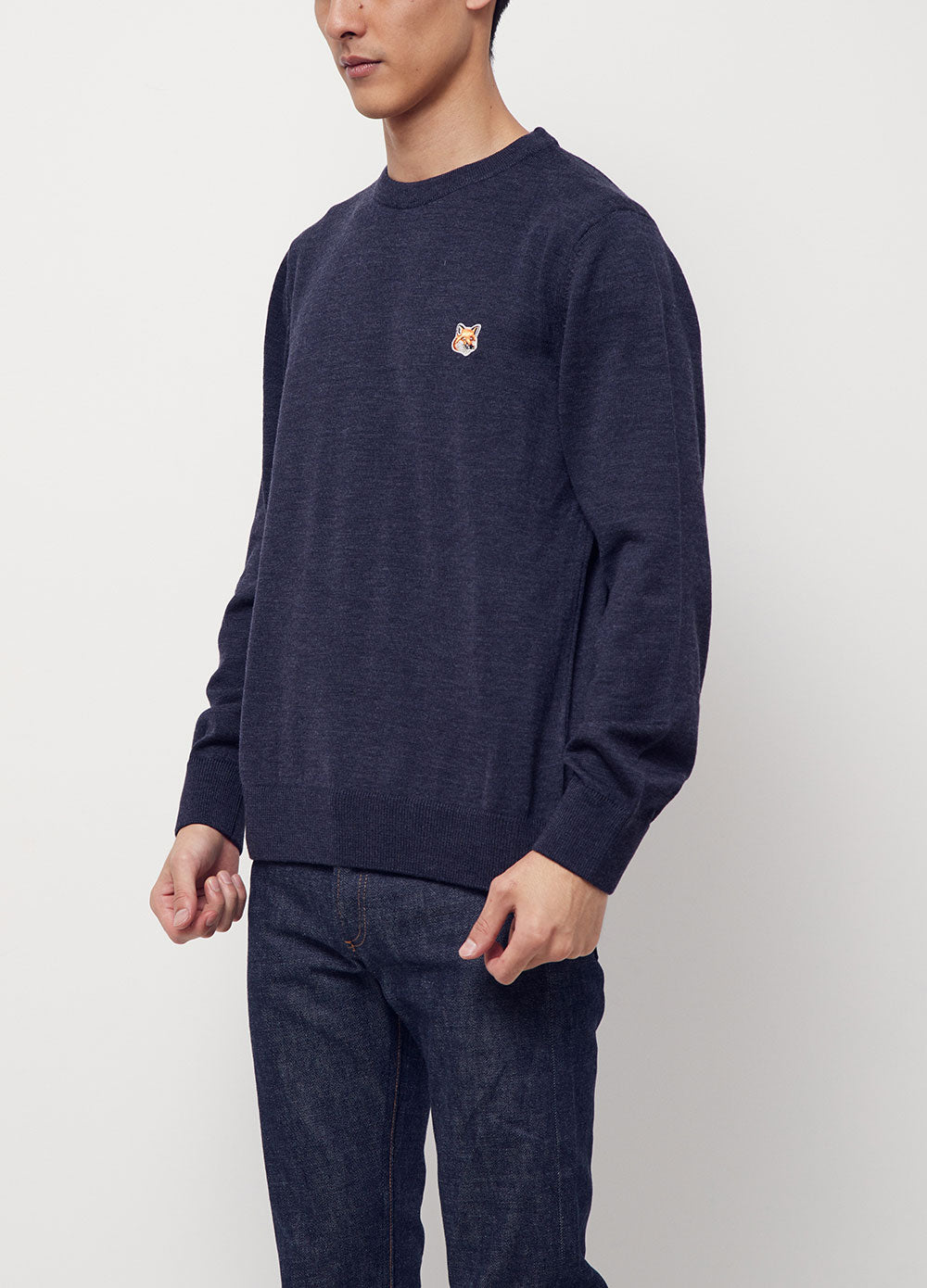 Fox Head Crewneck Knit