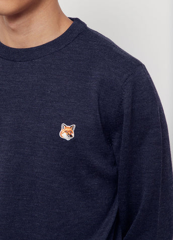 Fox Head Crewneck Knit