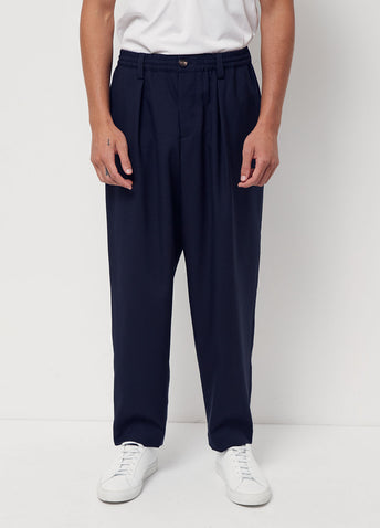 Pleated Wool Pants