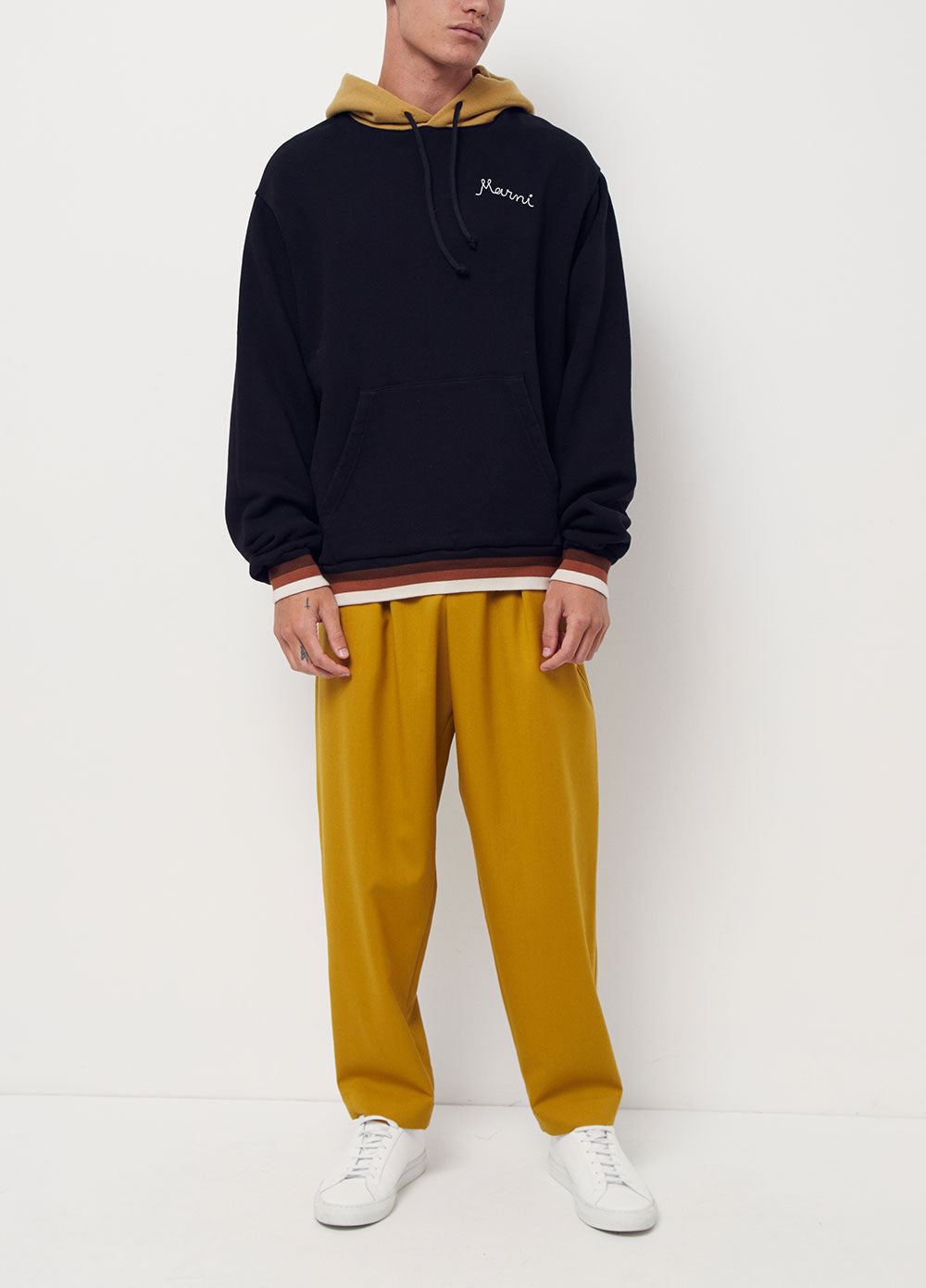 Contrast Hoodie
