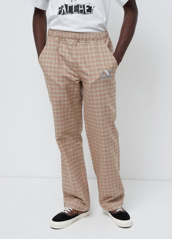 Check Cotton Pants