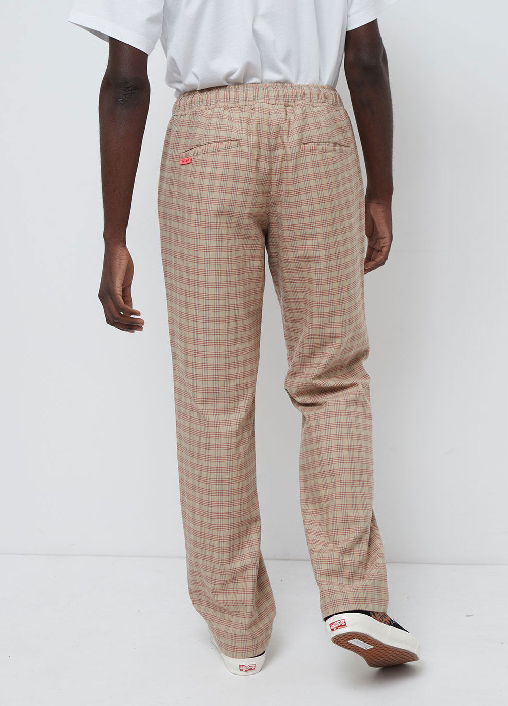 Check Cotton Pants