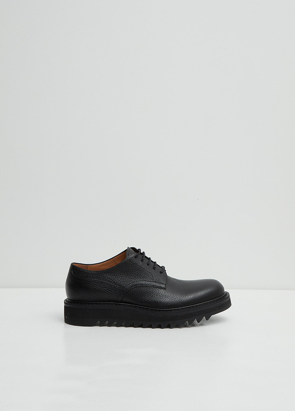 Tumble Leather Derby Shoes