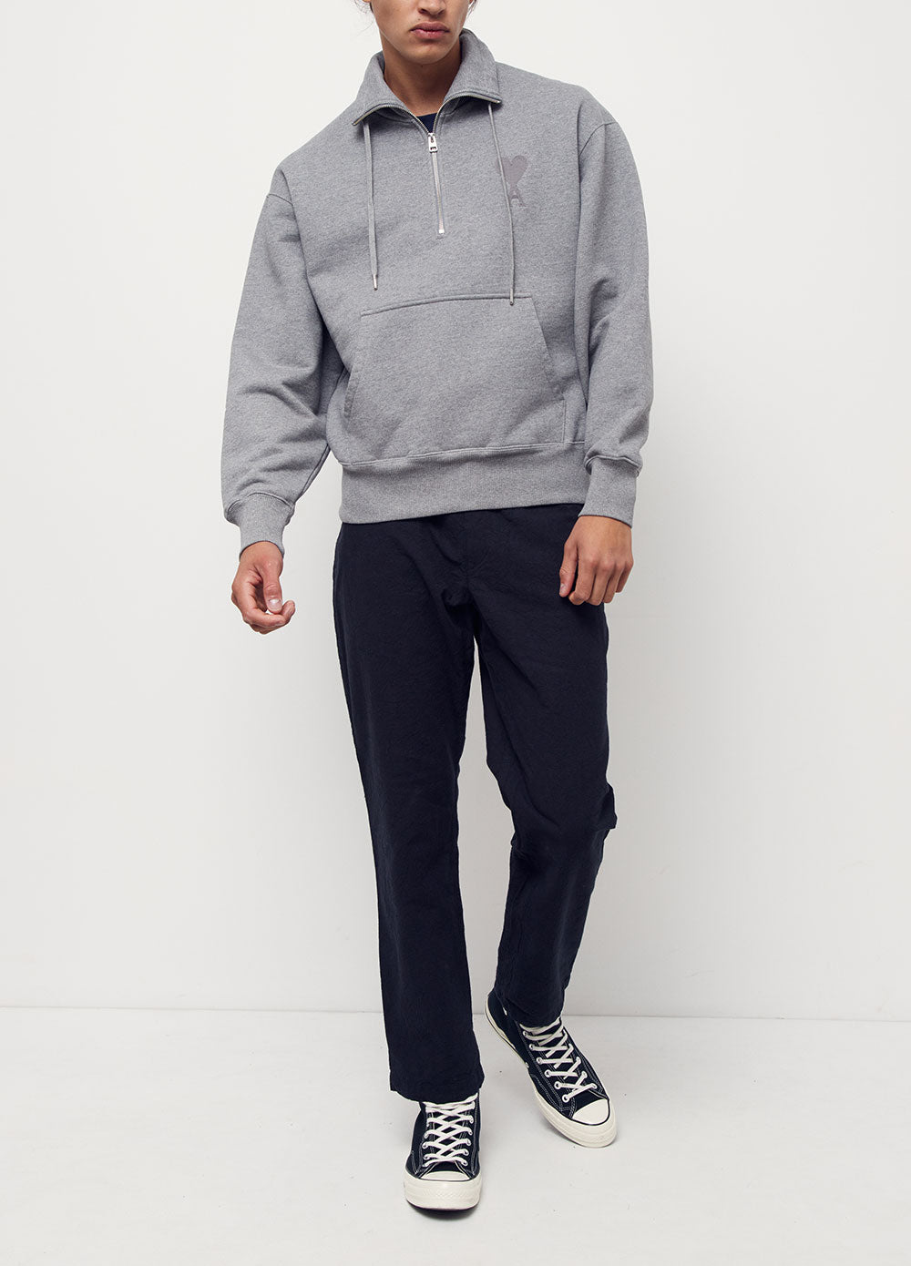 3/4 Zip Fleece Sweatshirt