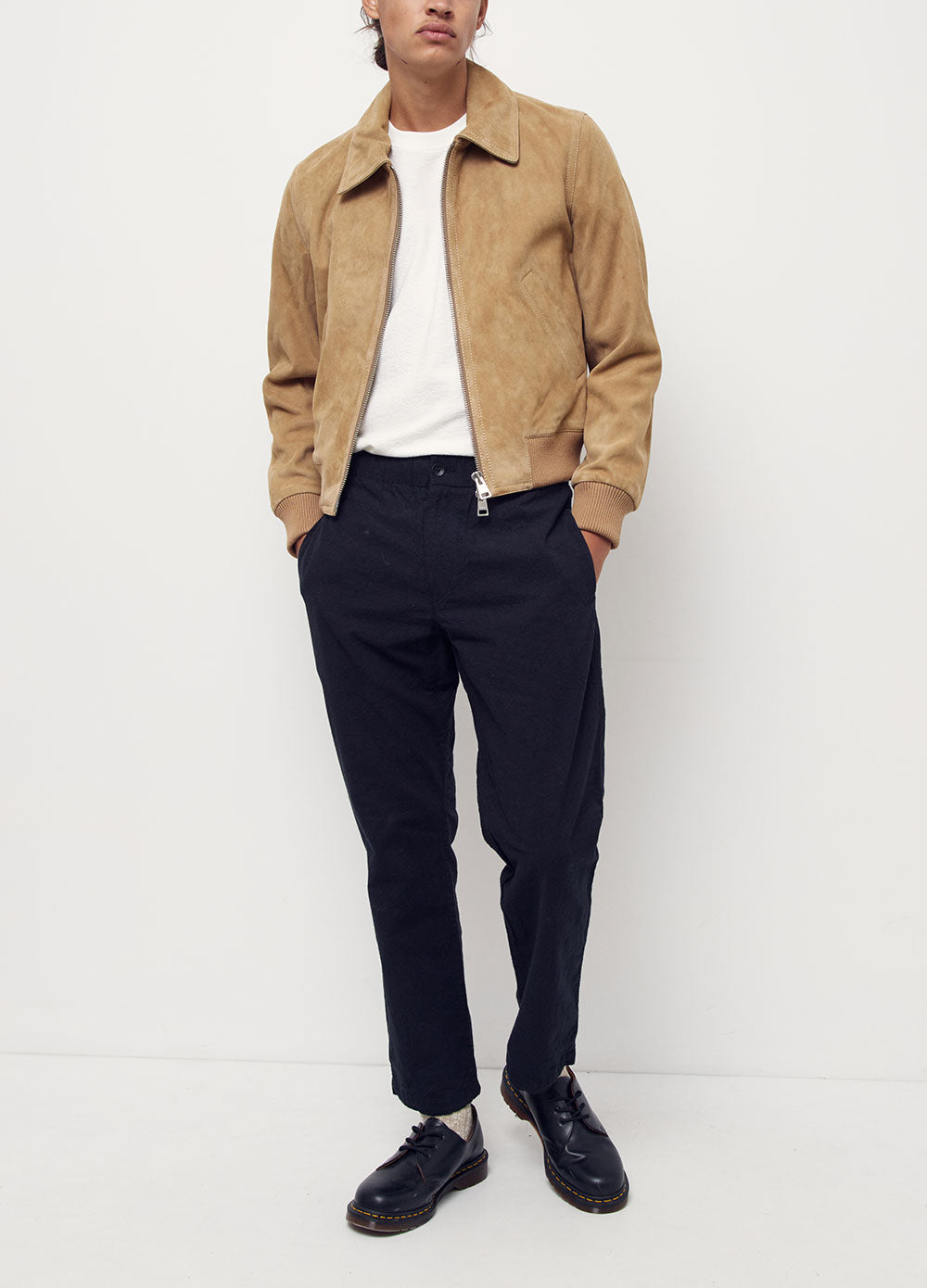 Zipped Suede Jacket