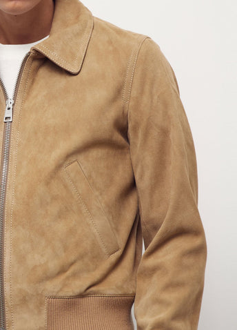 Zipped Suede Jacket