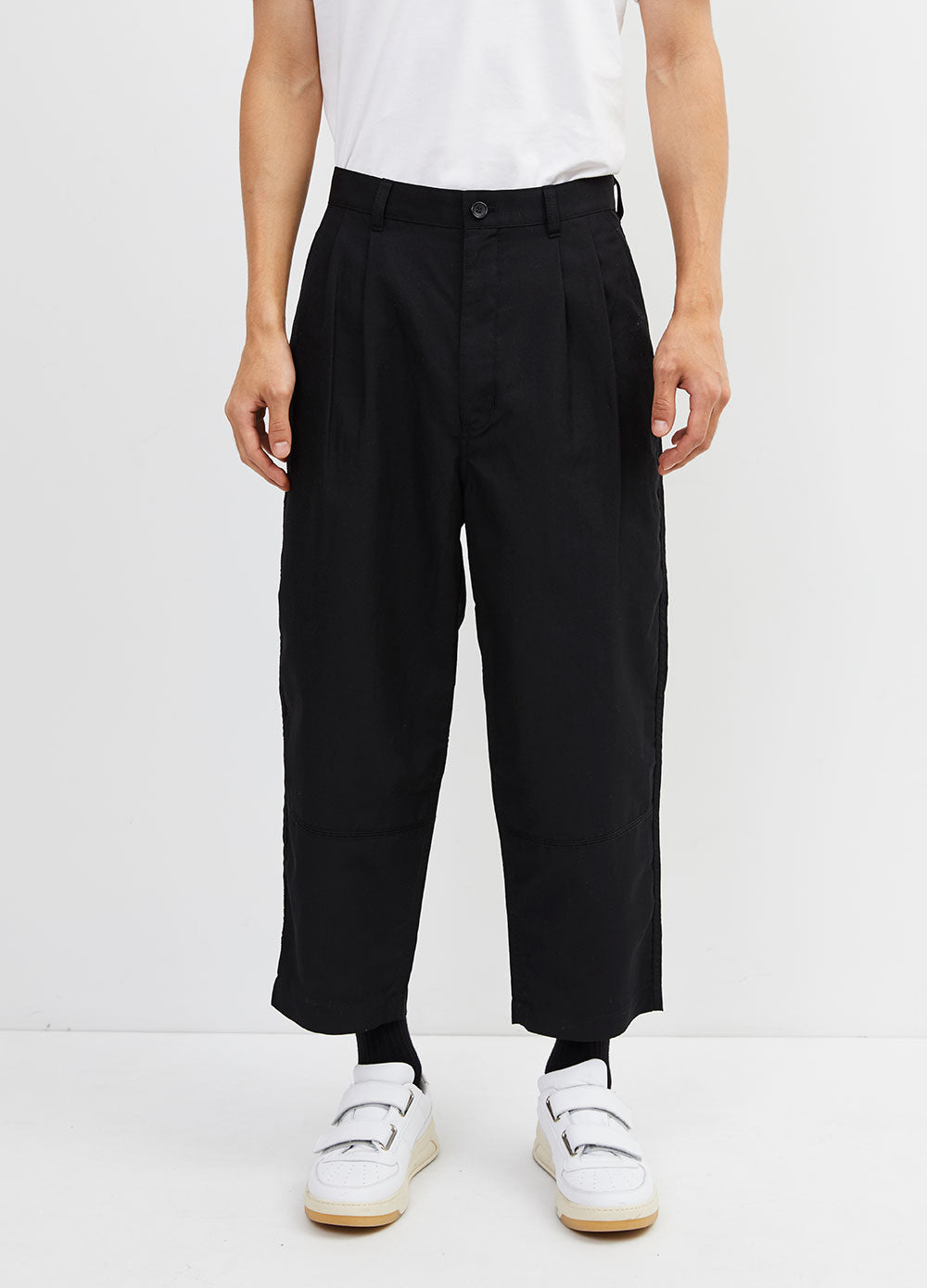 Wool Pleated Pants