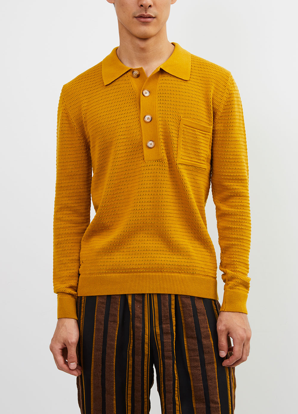 Curtis Knitted Polo Shirt