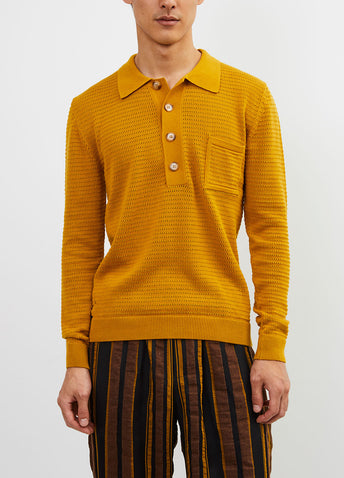 Curtis Knitted Polo Shirt