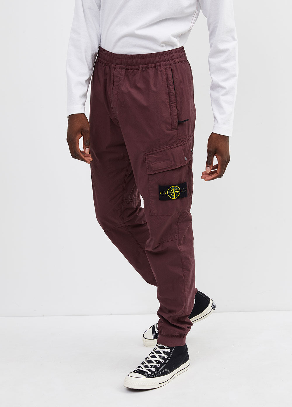 Elastic Cargo Pants