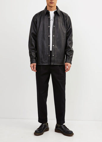 Leather Overshirt