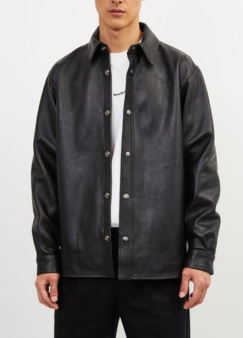 Leather Overshirt