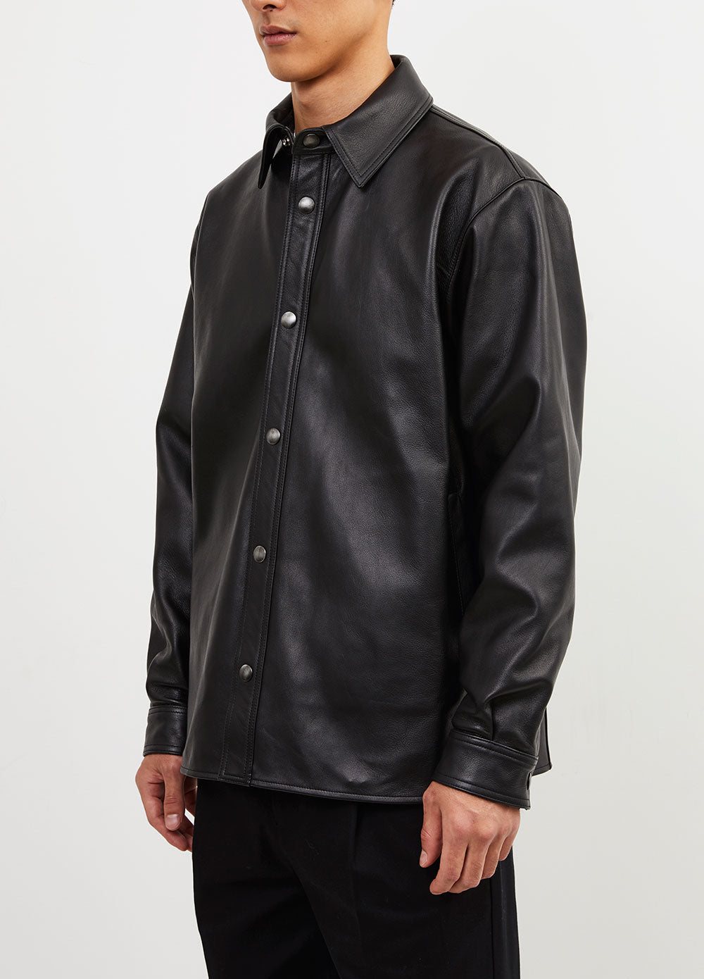 Leather Overshirt