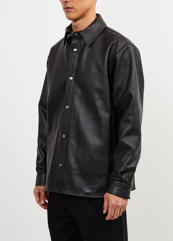 Leather Overshirt