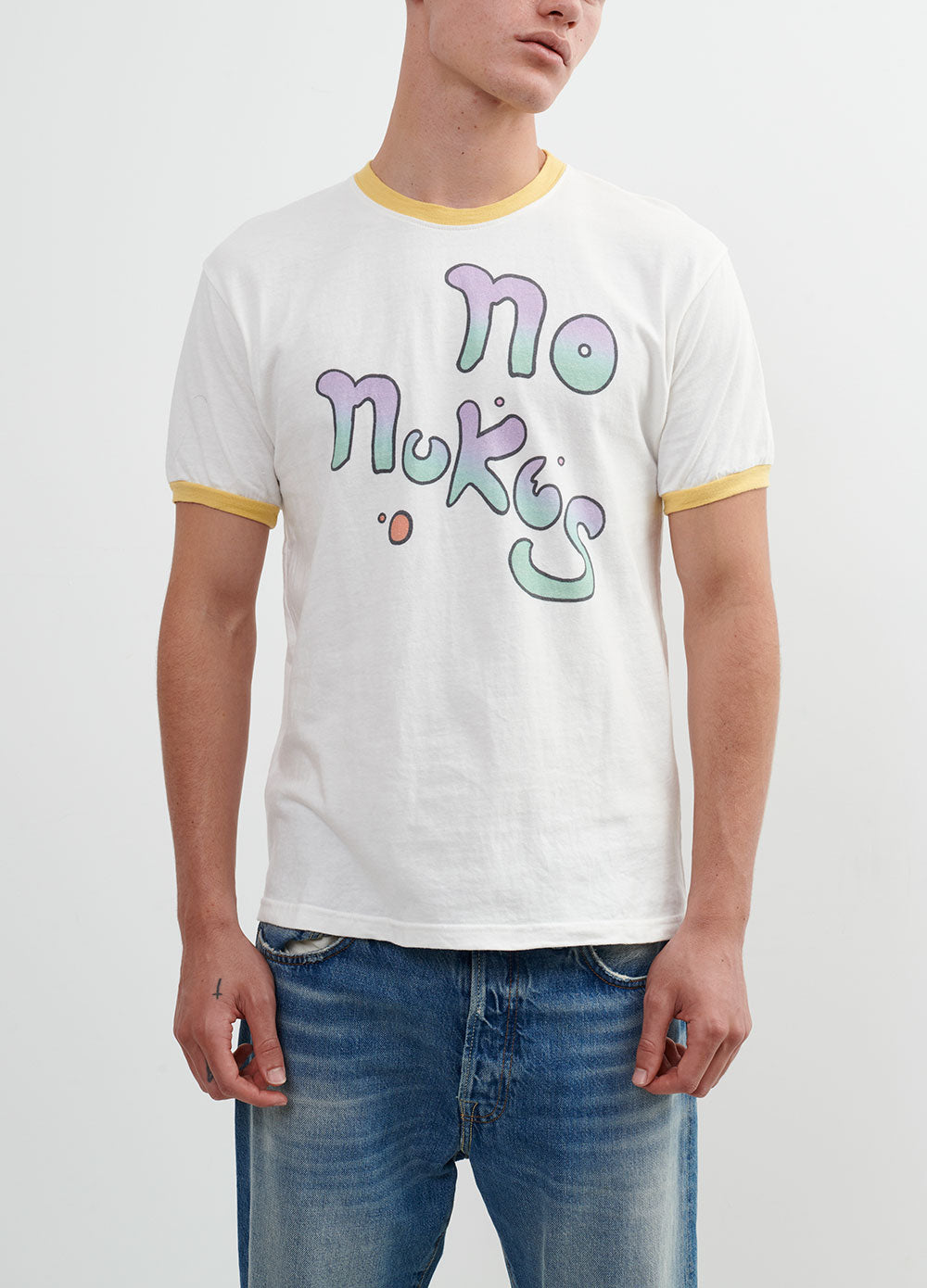 No Nukes Ringer T-shirt