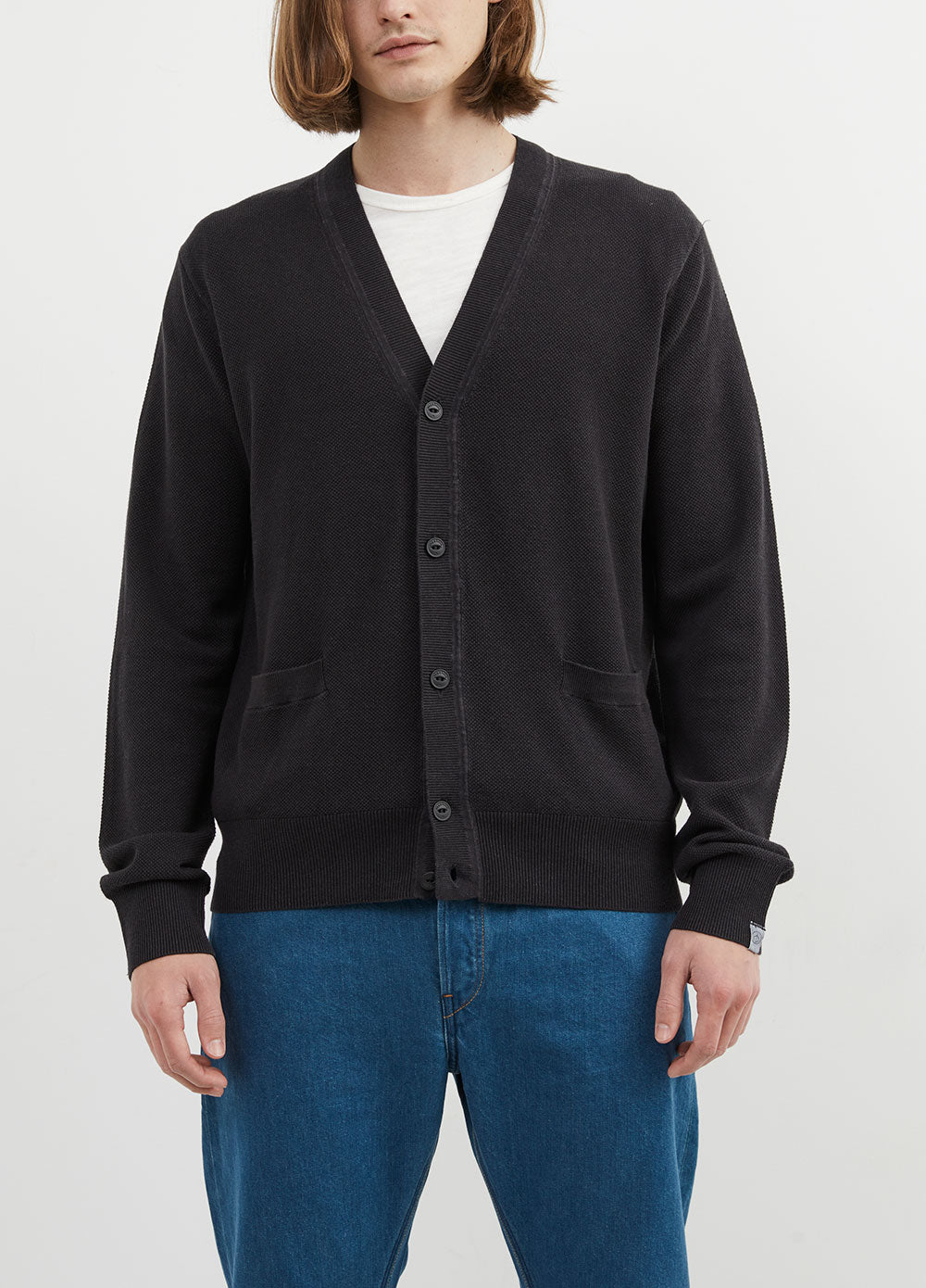 Hemp Pique Cardigan