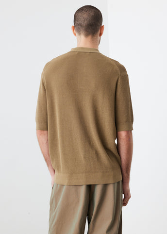Waffle Knit Polo