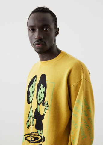 Green Park Walk People Crewneck Knit