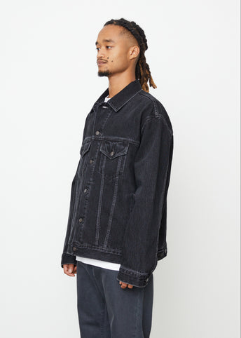 Rob Faded Black Denim Jacket