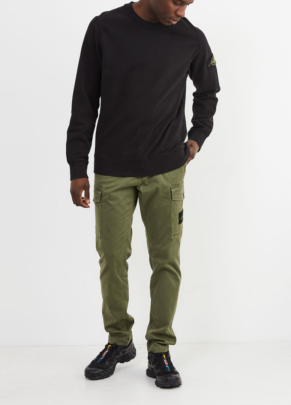 Fixed Waist Cargo Pants