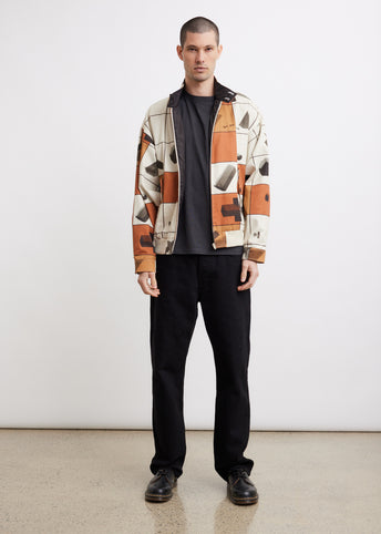 Printed Harrington Jacket
