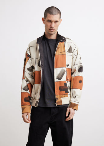 Printed Harrington Jacket