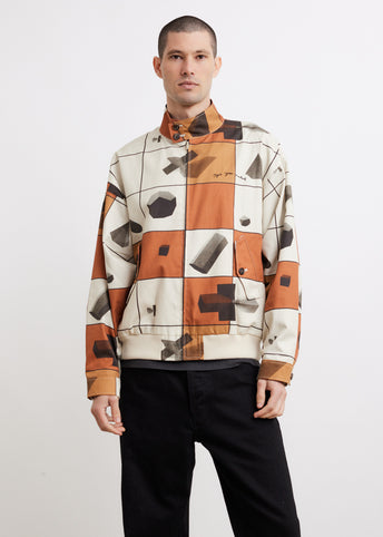 Printed Harrington Jacket