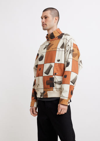 Printed Harrington Jacket