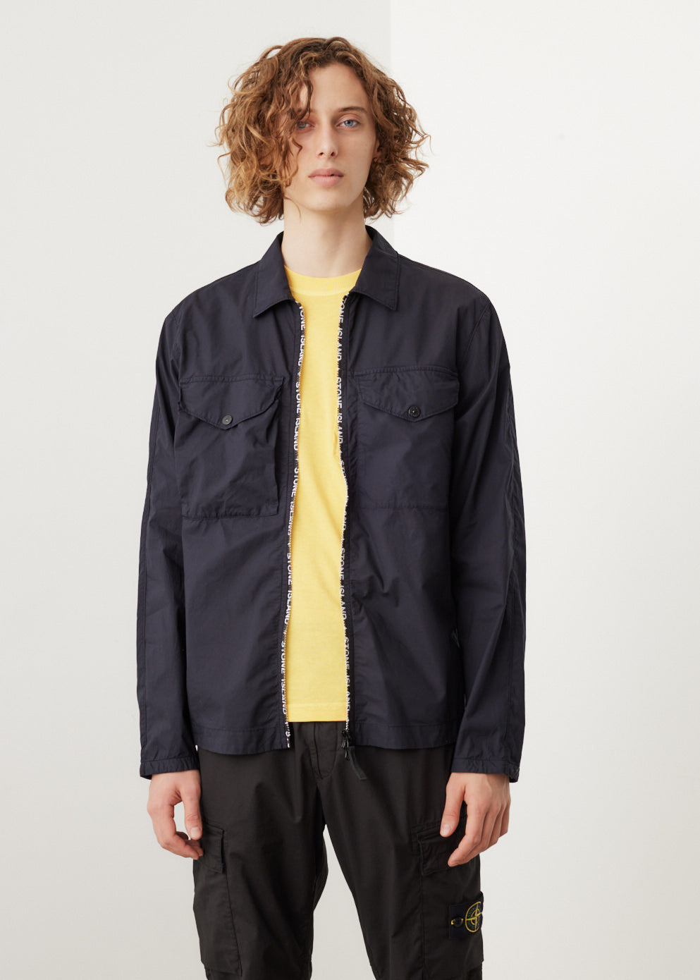 Zip Tape Overshirt Jacket